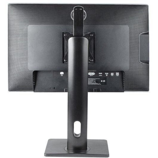 Universal Monitorständer mit vollständiger Bewegung, Höhenverstellung, drehbarer Basis, für 32 Zoll VESA Monitore, Aluminium, Schwarz