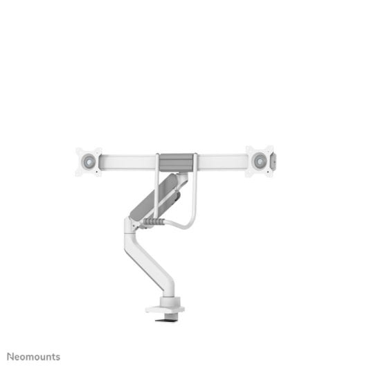 Supporto da scrivania Neomounts DS75-450WH2 doppio monitor 17-32" molla a gas Topfix bianco