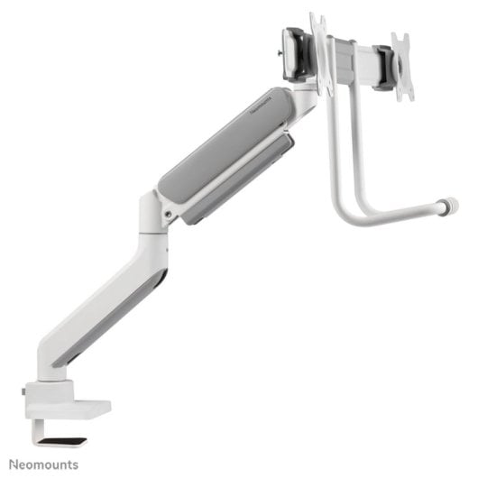 Supporto da scrivania Neomounts DS75-450WH2 doppio monitor 17-32" molla a gas Topfix bianco