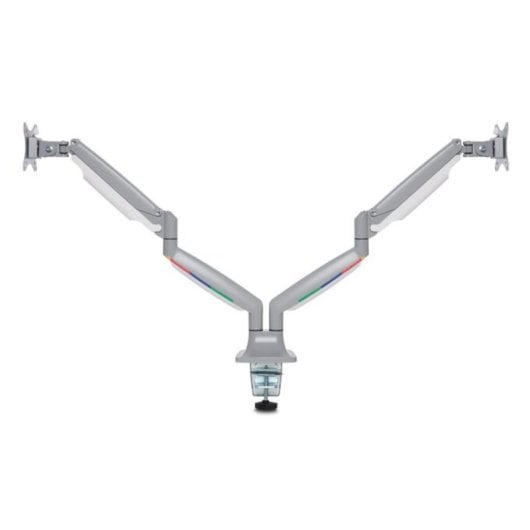 Ergonomischer Monitorarm SmartFit® für zwei Monitore, höhenverstellbar, 13-32 Zoll, 9 kg, silber