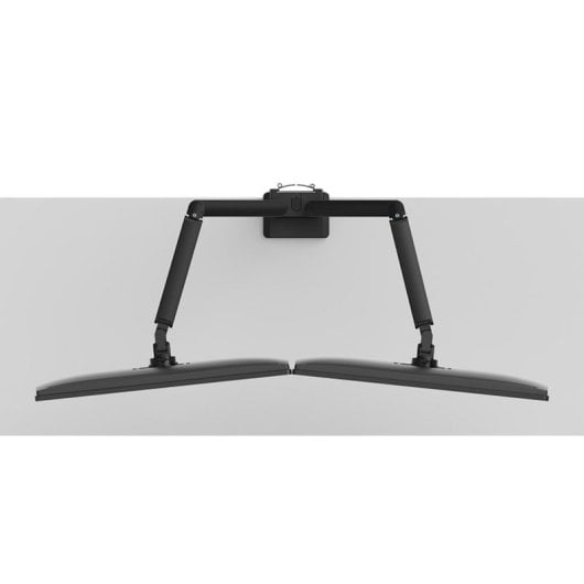Supporto da scrivania Neomounts DS70-250BL2 braccio doppio a molla a gas per monitor 17-32'' nero regolazione completa Topfix/Clamp