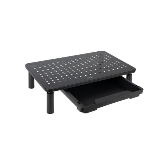 Soporte Monitor TooQ TQMR087 Elevador Multiusos Altura Ajustable Negro Cajón 20 kg