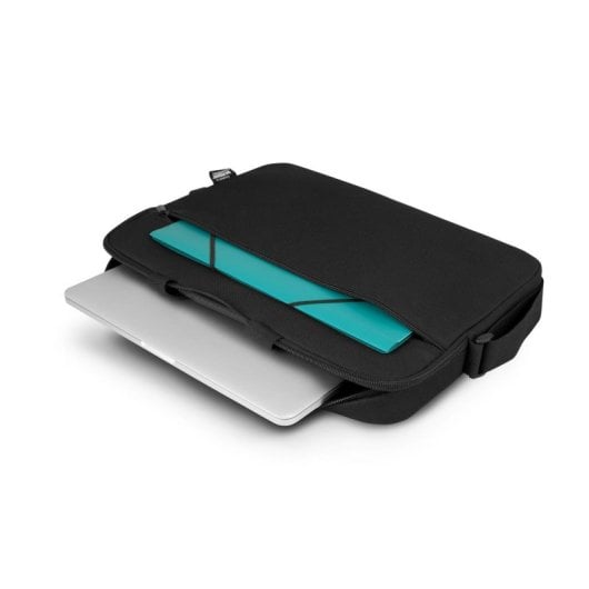 Maletín Urban Factory Nylee para portátil 17,3" negro poliéster con correa hombro