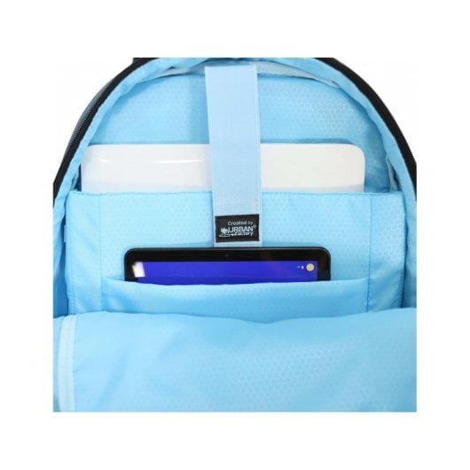 Mochila Urban Factory ECB24UF para portátil até 14,1" azul poliéster reciclado