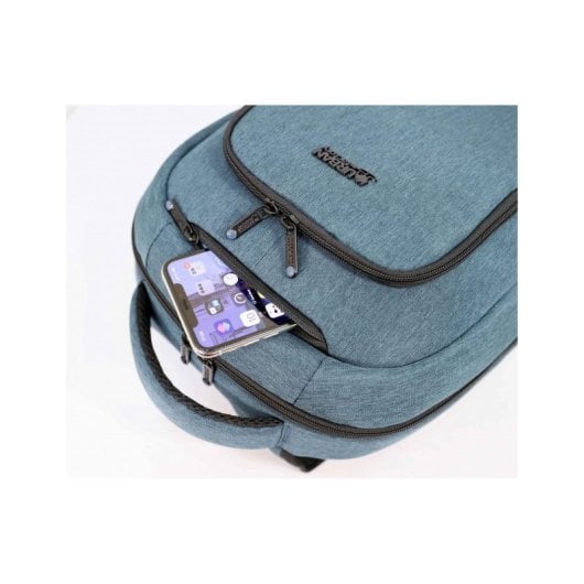 Mochila Urban Factory ECB24UF para portátil até 14,1" azul poliéster reciclado