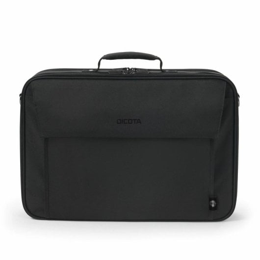 Maletín DICOTA Eco Multi Plus BASE 17.3" poliéster reciclado negro con bandolera