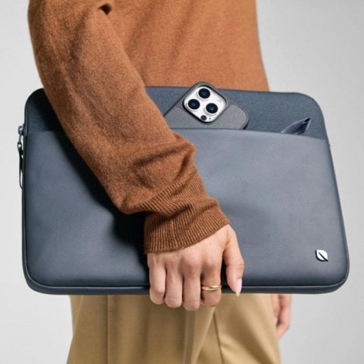 Funda Incase ARC Sleeve ReSpun Navy portátil 14" poliéster reciclado impermeable