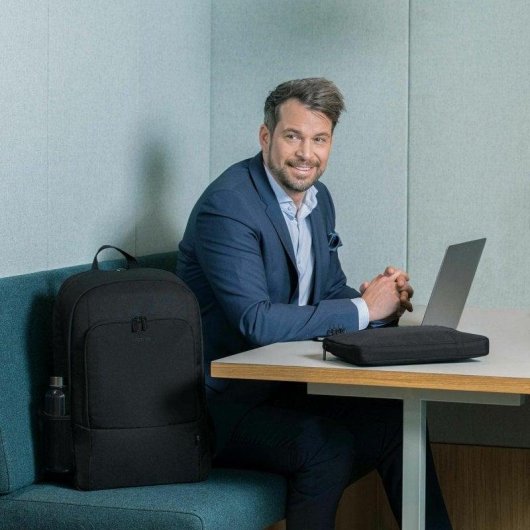 Mochila Dicota Eco Backpack BASE 14.1'' poliéster reciclado preta 20 L 750 g