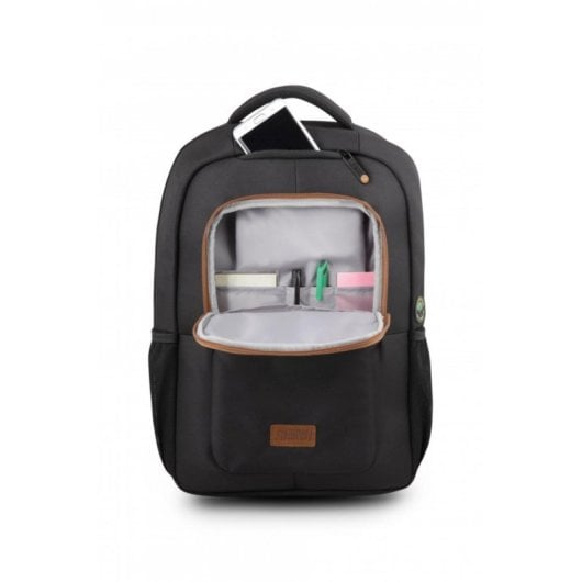 Mochila Urban Factory ECB15UF ecorresponsable para portátil 15.6" PET negra