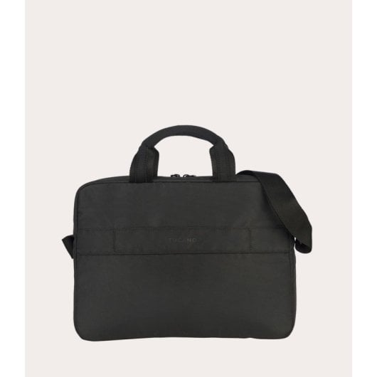 Maletín Tucano Global 13/14 Pulgadas Negro Asa y Tirante Material Reciclado