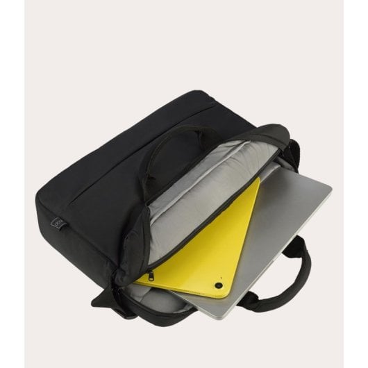 Maletín Tucano Global 13/14 Pulgadas Negro Asa y Tirante Material Reciclado
