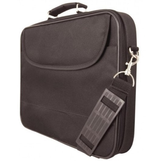 Funda Urban Factory AVB07UF para portátil 17.3" nylon negra con tirante para hombro