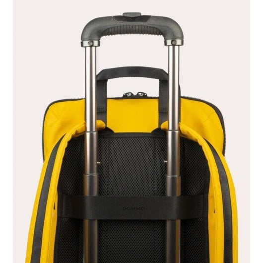 Zaino Tucano Gommo per laptop fino a 16'' Monocromatico, nero/giallo, unisex