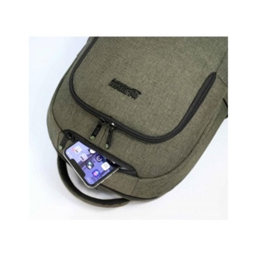 Universelle Notebook-Rucksack Urban Factory ECB34UF, 14,1 Zoll, Khaki, recyceltes Polyester