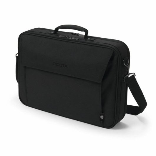 Maletín DICOTA Eco Multi Plus BASE 15.6" Negro Poliéster Reciclado Bolsillos Multiusos