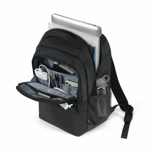 Mochila DICOTA D32028-RPET Black 17.3" Compartimentos impermeable reciclada