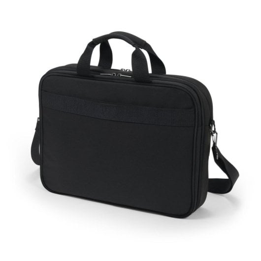 Maletín DICOTA Eco Top Traveller BASE 17.3" Negro Poliéster Reciclado y Asa de Hombro
