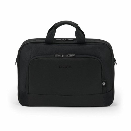 Maletín DICOTA Eco Top Traveller BASE 17.3" Negro Poliéster Reciclado y Asa de Hombro