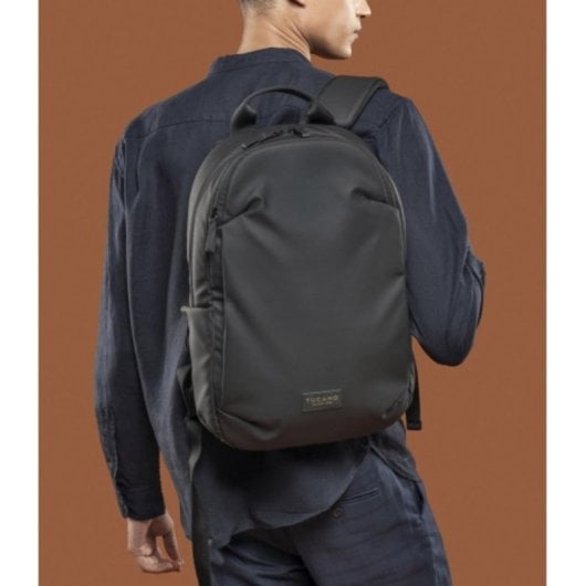 Tucano Laser, Rucksack, passend für 40,6 cm (16 Zoll) Laptops, Schultergurt, schwarz