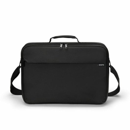 Custodia sleeve universale DICOTA D32089-RPET per laptop fino a 17,3" con tracolla, materiali riciclati, nera
