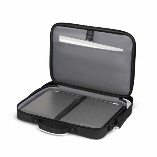 Custodia sleeve universale DICOTA D32089-RPET per laptop fino a 17,3" con tracolla, materiali riciclati, nera