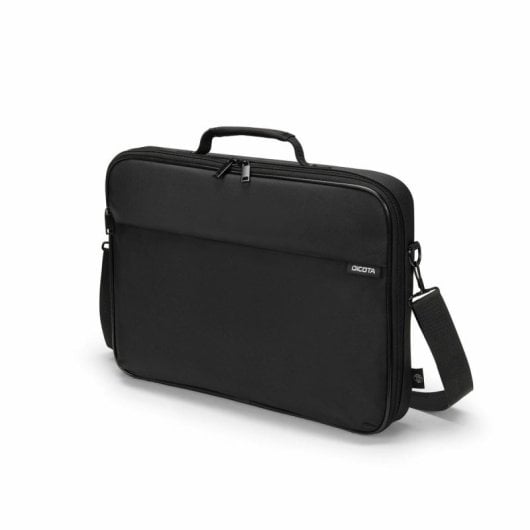 Custodia sleeve universale DICOTA D32089-RPET per laptop fino a 17,3" con tracolla, materiali riciclati, nera