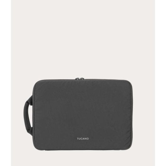 Funda Tucano Sandy Sleeve 14" Negra Unisex con Asa y Material Reciclado
