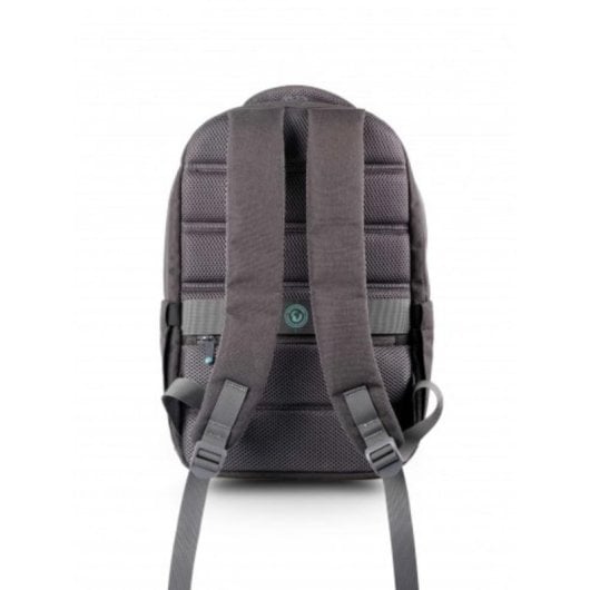Mochila Urban Factory ELB15UF 15.6" poliéster reciclado resistente al agua gris