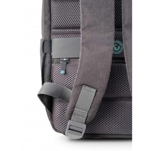Mochila Urban Factory ELB15UF 15.6" poliéster reciclado resistente al agua gris