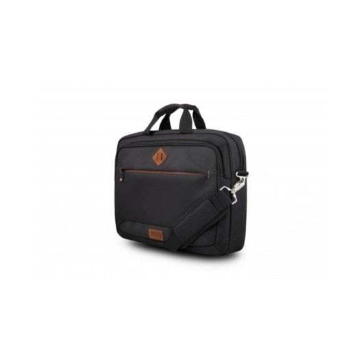 Maletín Urban Factory ETC15UF para portátil 15,6" negro eco correa hombro y compartimentos