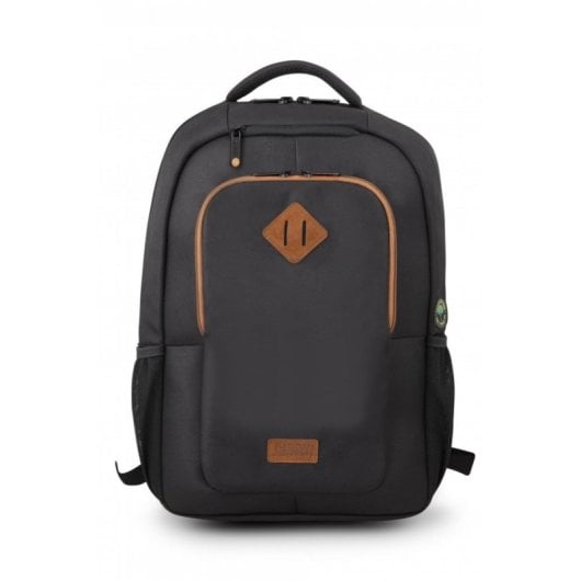 Mochila Urban Factory ECB14UF para portátil 14" PET ecológica negra con compartimento tablet