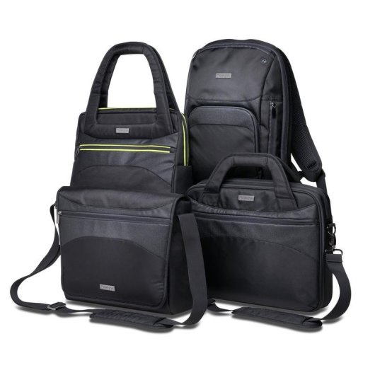 Mochila Kensington Triple Trek para Ultrabook 14" preta monocromática resistente