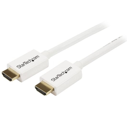 Cable HDMI StarTech.com HD3MM7MW 7 m Blanco CL3 4K 3D Alta Velocidad Ethernet