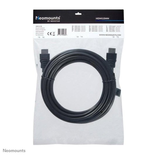 Cable HDMI Neomounts HDMI15MM 5 m negro 1.3 macho-macho alta velocidad