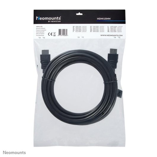 Cable HDMI Neomounts HDMI15MM 5 m negro 1.3 macho-macho alta velocidad