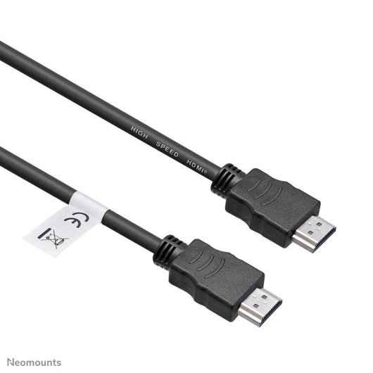 Cable HDMI Neomounts HDMI6MM 1.8m 10.2 Gbit/s macho-macho noir