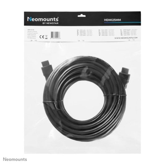 Cavo HDMI Neomounts HDMI25MM 7,5 m, 10,2 Gbit/s, Nero