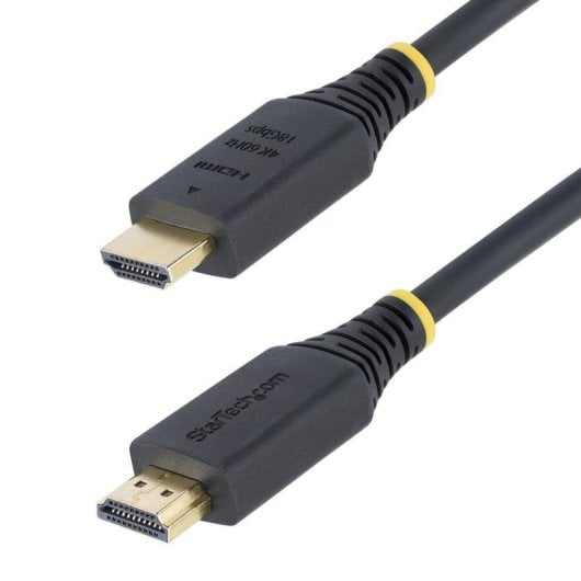 Cable HDMI StarTech Certifié Premium 0,5 m 4K60Hz HDR10 ARC 18Gbps Noir