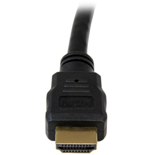 HDMI-Kabel StarTech HDMM50CM 0,5 m High Speed 4K 3D ARC Schwarz vergoldete Stecker