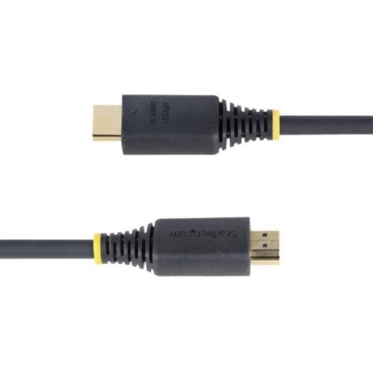 Cable HDMI StarTech 30cm 4K 60Hz HDR10 ARC TPE chapado en oro negro
