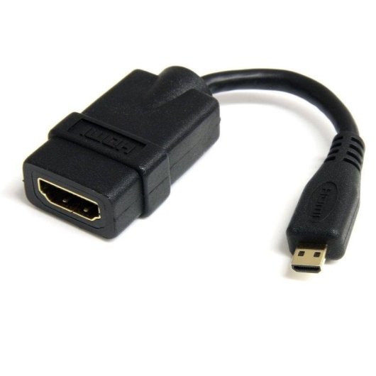 Adaptador Micro HDMI a HDMI StarTech 4K 30Hz Negro 0,127 m