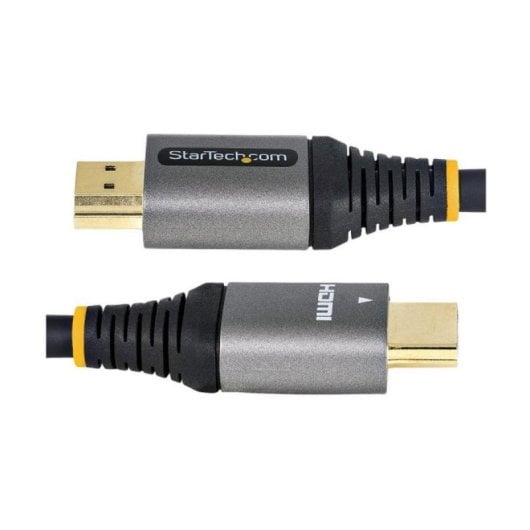 StarTech.com HDMI 2.0 Premium Hochgeschwindigkeitskabel 4m mit Ethernet - 4K 60Hz HDR10 ARC - HDMI Typ A Stecker/Stecker - Schwarz Grau