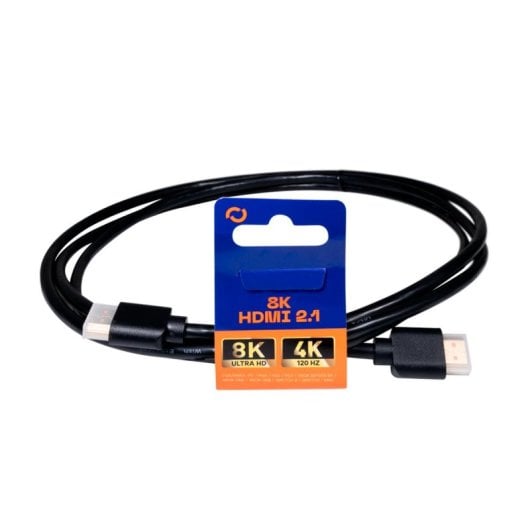 Cable HDMI Blade Gaming Bulk 8K 2.1 2 m Conectores Oro Negro Alta Velocidad