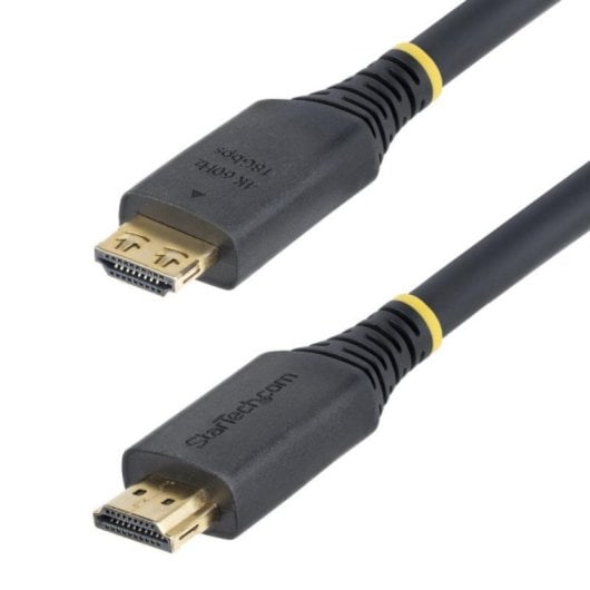 HDMI Kabel 6,1 m mit Grip-Goldkontakten, 4K 60Hz HDR10 ARC 18Gbps, Schwarz