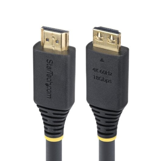 HDMI Kabel 6,1 m mit Grip-Goldkontakten, 4K 60Hz HDR10 ARC 18Gbps, Schwarz