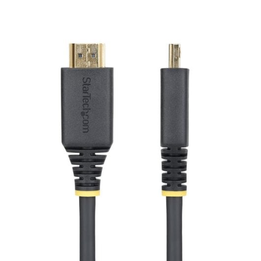 StarTech.com High-Speed HDMI-Kabel 1.8m mit Grip-Steckern - 4K 60Hz/1440p 144Hz - HDR10/HDCP 2.2/ARC - 18Gbps - HDMI 2.0 - TPE-Ummantelung, Schwarz