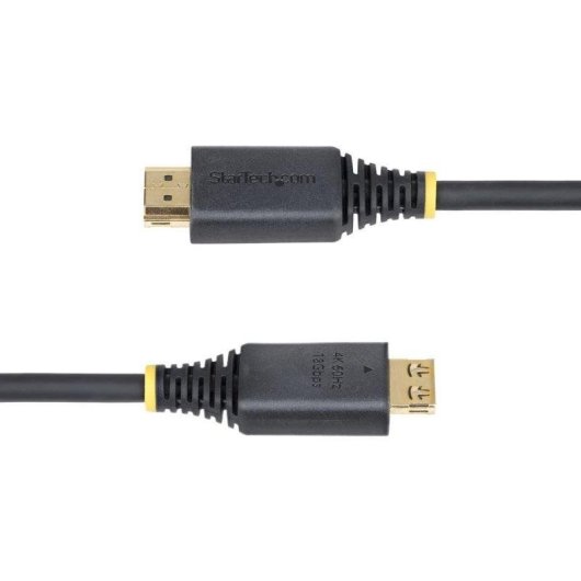 Cable HDMI StarTech 3 m UHD 4K 60Hz HDR10 2.0 Conectores Oro TPE Negro