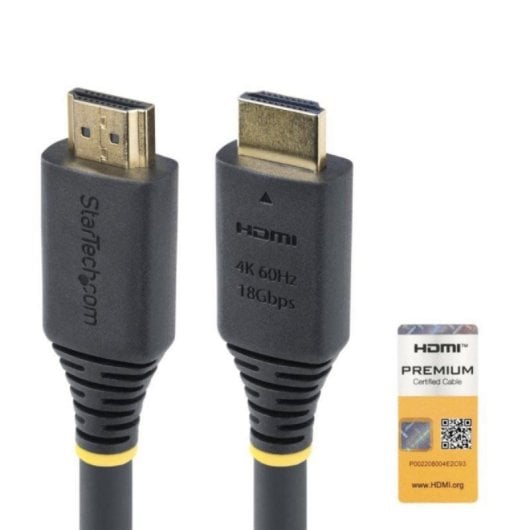 HDMI Kabel Aktiv 10 m 4K HDR10 18 Gbit/s TPE Schwarz