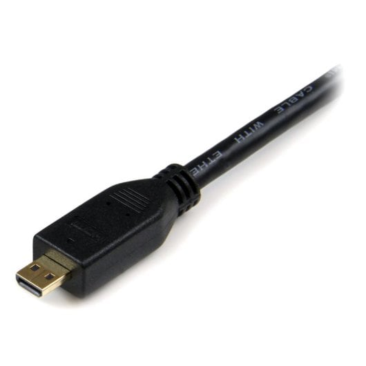 StarTech.com 2m Micro HDMI auf HDMI Kabel mit Ethernet, 4K bis 30Hz, HDMI 1.4b, Schwarz