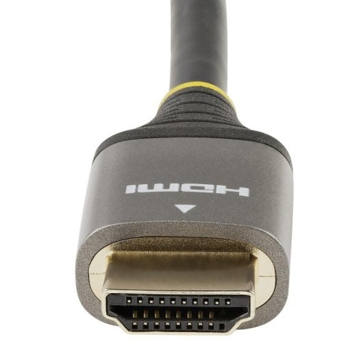 HDMI 2.0 Premium-zertifiziertes Kabel 0,5 m Schwarz/Grau, Ultra HD, HDR, ARC, vergoldete Kontakte